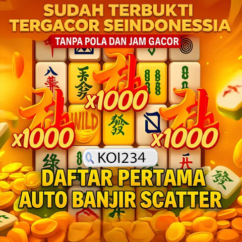 KOI234 : Main Slot Online Resmi Server Pragmatic Dan PG Soft Asli Gampang JP